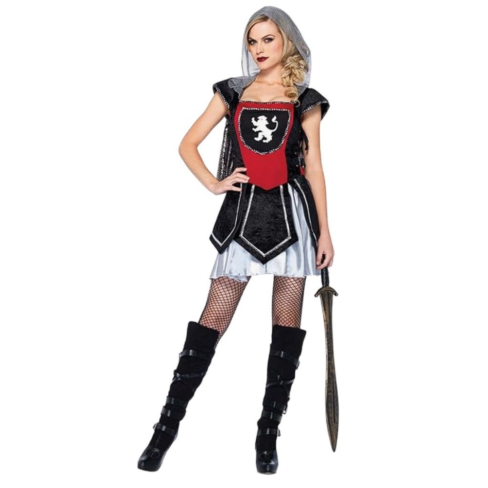 Royal Knightess Womens Dress Halloween Knight Adult Costume